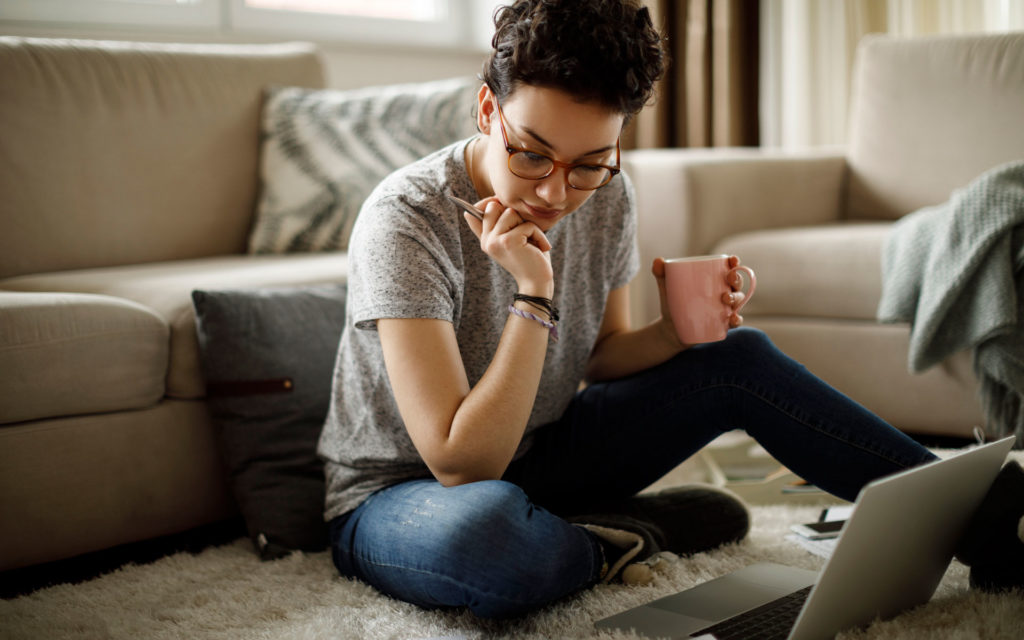 woman planning to sell her house